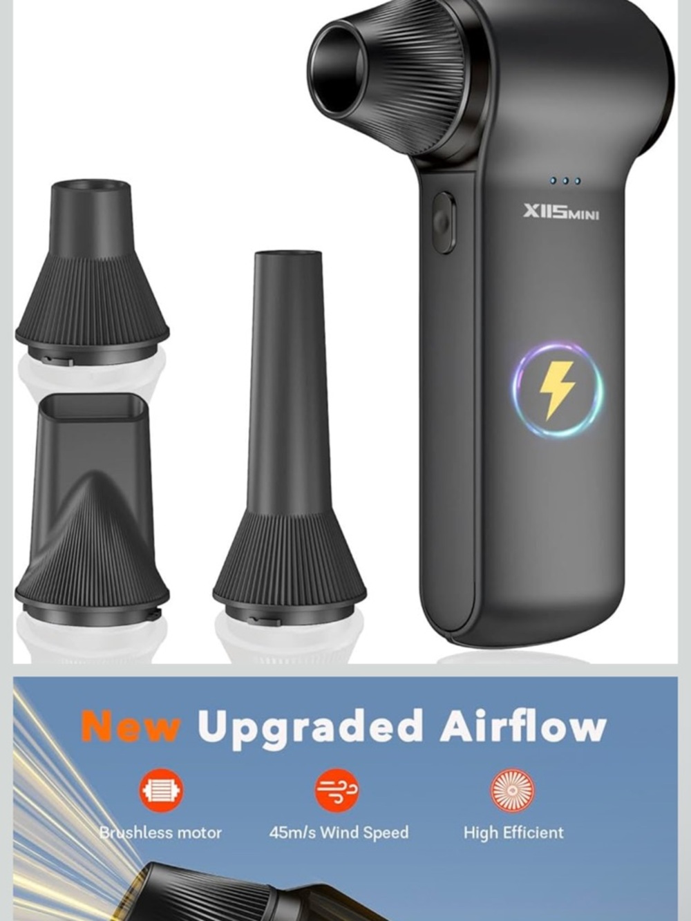 Compressed air duster